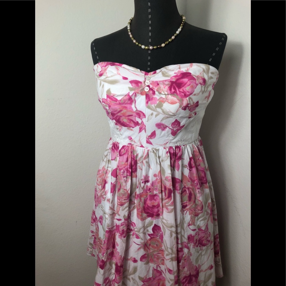 Speechless Floral Tube Dress